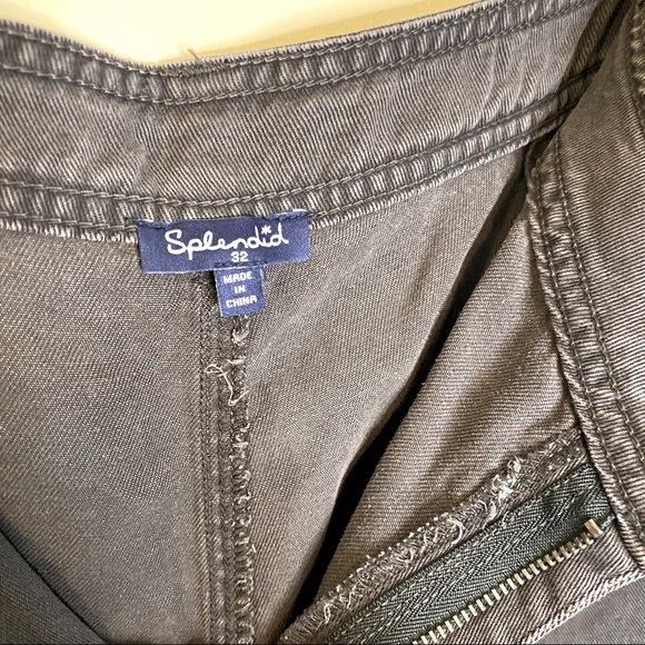 NWT SPLENDID Peached Twill Crop Pant Sz 32 - Picture 5 of 12